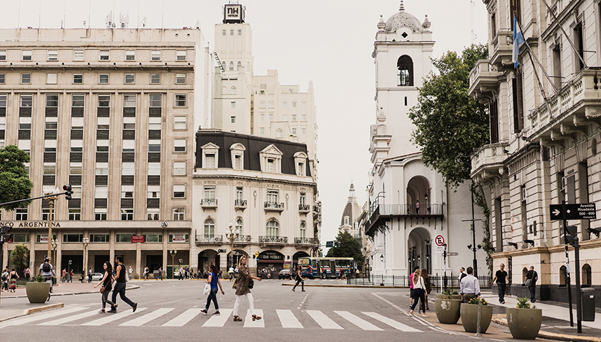 Beautiful city scene